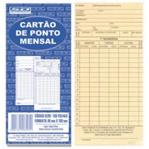 Cartão de Ponto Mensal São Domingos Palha 86x180 pct c/100