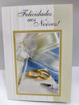 Cartão de presente de casamento felicidades