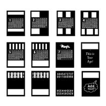 Cartão de previsão de Magic Age Magic Trick Paper 9x6cm Cartão de previsão de Magic Age Magic Trick Paper 9x6cm