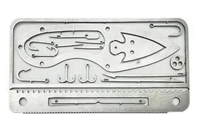 Cartão De Sobrevivência Multifunções Portátil Pesca Camping