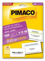 Cartao De Visita 7088 Carta 10 Fls 50,8 X 88,9 Cartao De Visita 7088 Carta 10 Fls 50,8 X 88,9