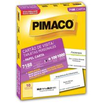 Cartao de Visita 7188 Carta 100 FLS 50,8 X 88,9 Cartao de Visita 7188 Carta 100 FLS 50,8 X 88,9