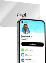 Cartão de visita digital Popl Smart NFC Networking iPhone Android