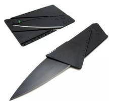 Cartão Faca Ninja Lamina Afiada Dobrável Credito Carteira Cor Preto Cartão Faca Ninja Lamina Afiada Dobrável Credito Carteira Cor Preto