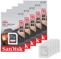 Cartão Flash de Memória SanDisk Ultra 16GB SD SDHC UHS-I Classe 10 Cartão Flash de Memória SanDisk Ultra 16GB SD SDHC UHS-I Classe 10