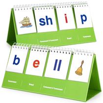 Cartão Flash Phonics Aizweb CVCC e CCVC Word Builder Toy