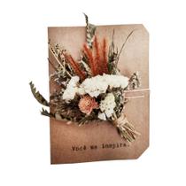 Cartão floral para presente