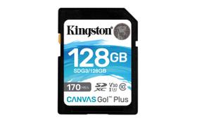 Cartão Kingston SDXC Canvas Go! Plus 128GB - UHS-I, Classe 10