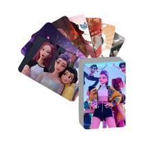 Cartão Laser Cosplay Unissex Anime Kpop Demon Hunters 50 Peças Acessórios De Brincadeira Presentes