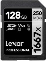 Cartão Lexar Pro Sdxc 1667X, 128Gb 250Mb/S