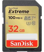 Cartão Memória 32gb SD HC Sandisk EXTREME 100mb/s