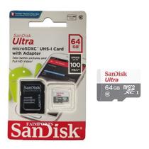 Cartão Memória 64GB Micro Sd Ultra sandisk