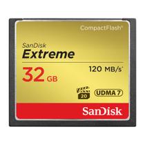 Cartão Memória Extreme Compact Flash 32GB 120MB/s Sandisk