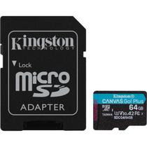 Cartão memória kingston micro sd xc 64gb 200mb/s uhs-i v30 sdcg4/64gb Cartão memória kingston micro sd xc 64gb 200mb/s uhs-i v30 sdcg4/64gb