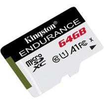 Cartão memória kingston micro sd xc 64gb high endurance sdce/64gb
