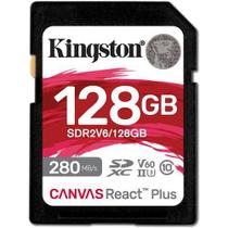 Cartão Memória Kingston Sd Xc 128Gb 280Mb/S React Plus