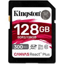 Cartão memória kingston sd xc 128gb react plus uhs-ii 300mbs