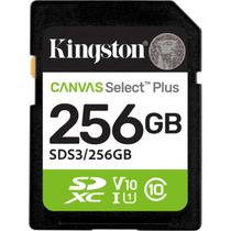Cartão memória kingston sd xc 256gb 100mb/s uhs-i sds3/256gb Cartão memória kingston sd xc 256gb 100mb/s uhs-i sds3/256gb