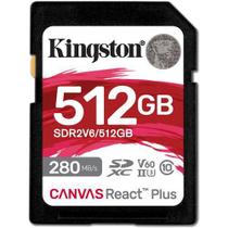 Cartão Memória Kingston Sd Xc 512Gb 280Mb/S React Plus