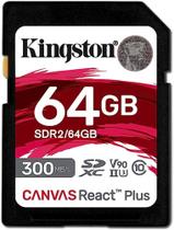 Cartão Memória Kingston Sd Xc 64gb React Plus 300mb/s Uhs-ii