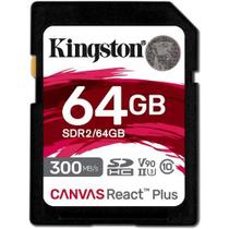 Cartão Memória Kingston Sd Xc 64Gb React Plus 300Mb/S Uhs-Ii