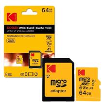 Cartão Memória Kodak Micro Sdxc A1 Uhs-i V10 Full Hd 90mb/s Cartão Memória Kodak Micro Sdxc A1 Uhs-i V10 Full Hd 90mb/s