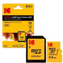 Cartão Memória Kodak Micro Sdxc A1 Uhs-i V10 Full Hd 90mb/s Cartão Memória Kodak Micro Sdxc A1 Uhs-i V10 Full Hd 90mb/s