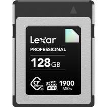 Cartão Memória Lexar CFexpress 128GB Tipo B 1900MB/s - Gravação 8K