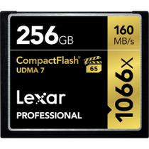 Cartão memória lexar compactflash 256gb udma7 160mbs