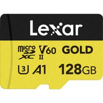 Cartão memória lexar micro sd xc 128gb 280mb/s uhs-ii v60 lmsgold128g-bnnng