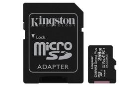 Cartão Memória Micro Kingston 256GB SDCS2 Canvas A1 V30 Adap