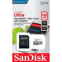 Cartao memoria micro sd 128 gb adaptador - SANDISK
