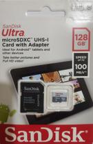 Cartão Memória Micro Sd Sandisk 128gb Classe 10 Ultra