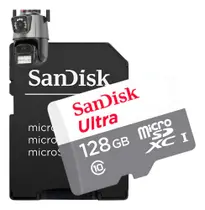 Cartão Memória Micro Sd Sandisk 128gb para Notbook Pc Camera Celular