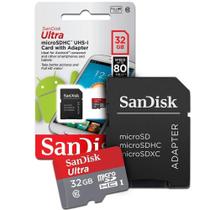 Cartão Memória Micro Sd Ultra 32Gb Sandisk 80Mb/S Classe 10