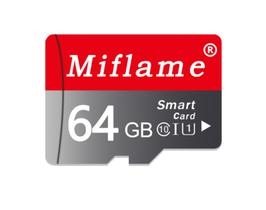 Cartão Memória Miflame 64g Sd Para Celular Android Câmera de Segurança com Adaptador