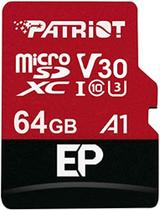 Cartão memória Patriot MICRO SDXC 64GB EP SER UHS-I V30 A1+Adpt - PEF64GEP31MCX
