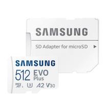 Cartão Memoria Samsung Micro Sdxc Evo U3 4k 130mb/s 512gb