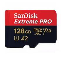 Cartão memória sandisk extreme pro micro sd xc 256gb 200mb/s