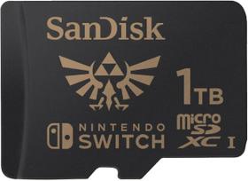 Cartão memória sandisk micro sd xc 1tb nintendo 100mb/s uhs-i sdsqxao-1t00