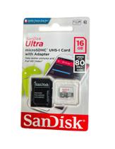 Cartão Memória Sandisk Micro Sdxc 16gb Ultra Com Adaptador