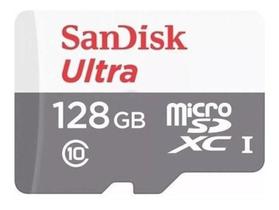Cartão Memória Sandisk Sdsquns-128G-Gn6Ta Ultra Adaptador Sd