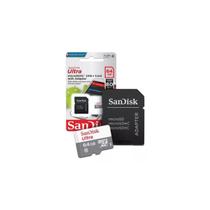 Cartão memória sandisk ultra 64gb classe 10 microsd