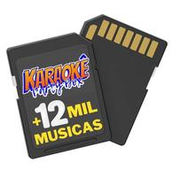 Cartão Memória Sd +12 Mil Músicas Para Karaokê Party Box