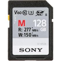 Cartão Memória SDXC 128Gb Sony SF-M Series UHS-II / V60 / U3 de 277MB/s (SF-M128/T2)
