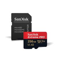 cartao memoria sdxc extreme pro u3 4k 200mb/s 256gb - SANDISK