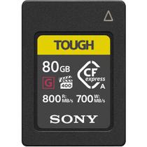 Cartão memória sony cfexpress 80gb type a tough 800mb/s