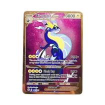 Cartão Metálico Pokémon De 10.000 Pontos Arceus Charizard Mewtwo Vmax GX EX Coleção De Jogos De