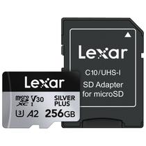 Cartão Micro SD 256GB Alta Velocidade A2 205MB/S com Adaptador SD - LACRADO