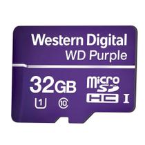 Cartão micro-SD 32 GB WD Purple para câmeras de segurança